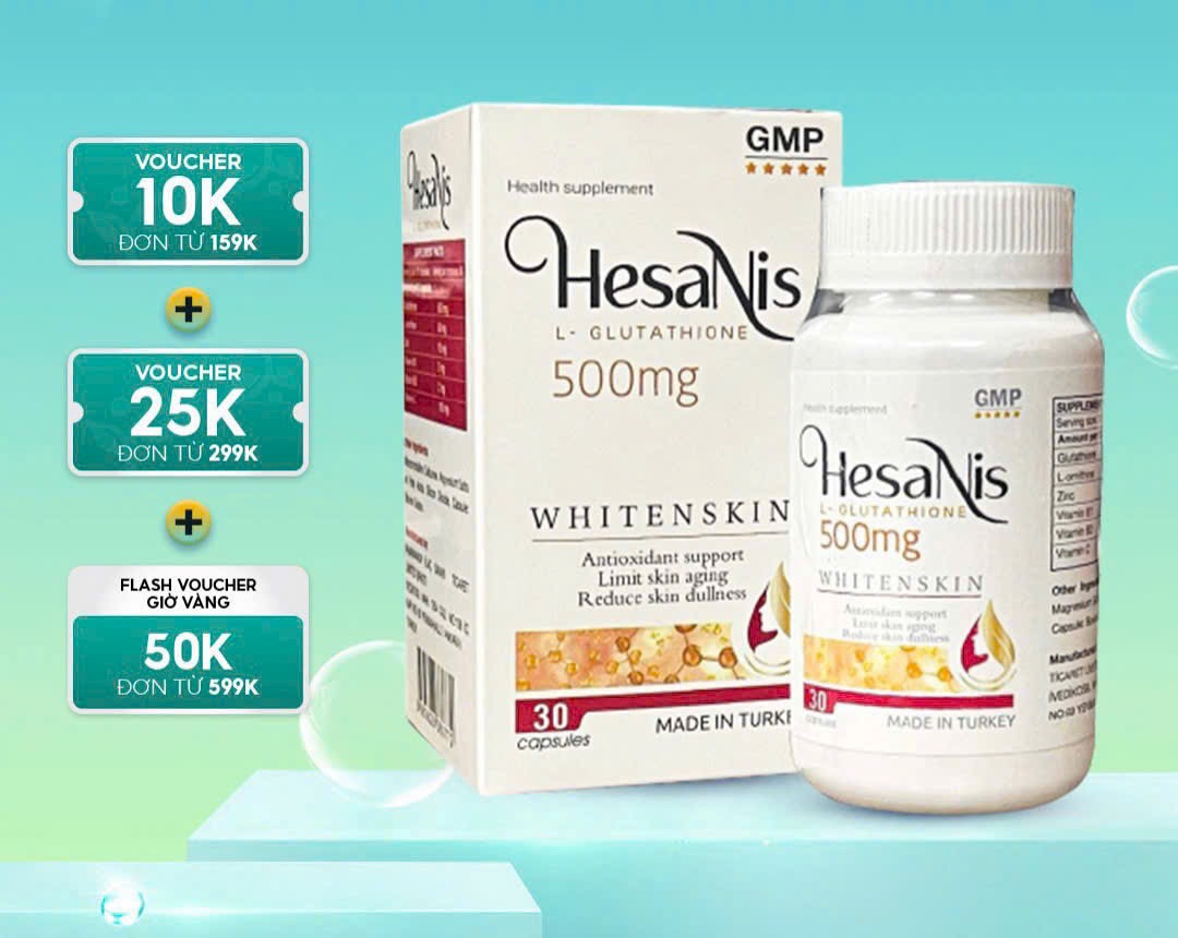 VIÊN UỐNG TRẮNG DA HesaNis