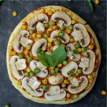 Bangkok Green Curry Shrimp Cape Chicken Cheese Pizza